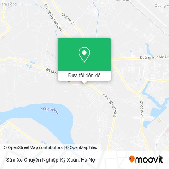 Bản đồ Sửa Xe Chuyên Nghiệp Kỷ Xuân