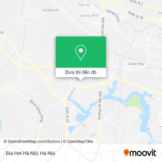 Bản đồ Bia Hơi Hà Nội