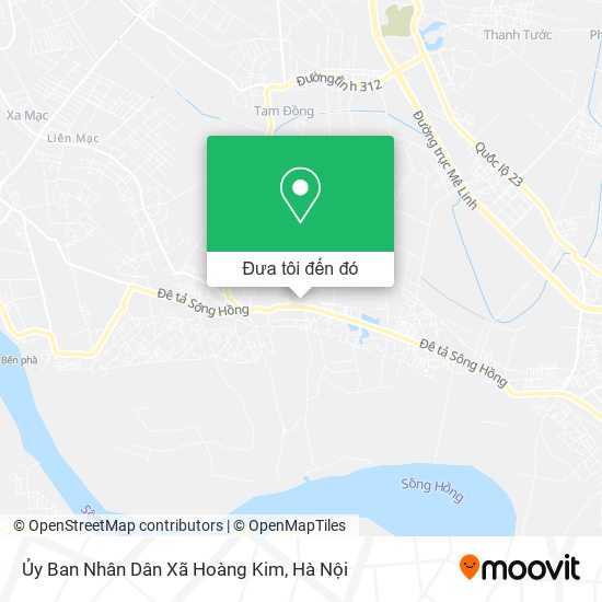 Bản đồ Ủy Ban Nhân Dân Xã Hoàng Kim