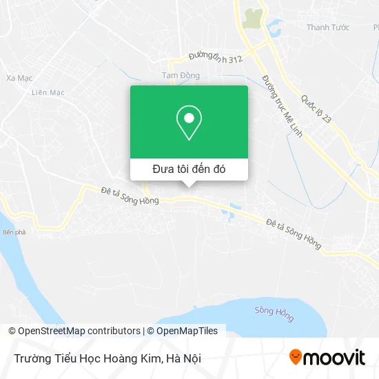 Bản đồ Trường Tiểu Học Hoàng Kim