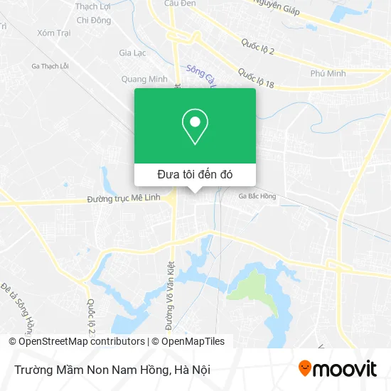 Bản đồ Trường Mầm Non Nam Hồng