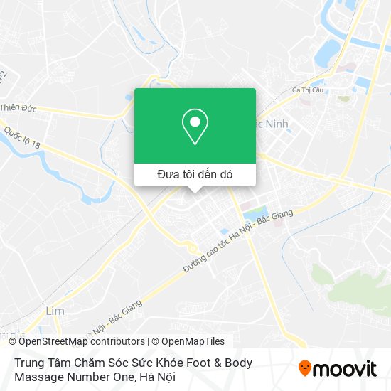 Bản đồ Trung Tâm Chăm Sóc Sức Khỏe Foot & Body Massage Number One