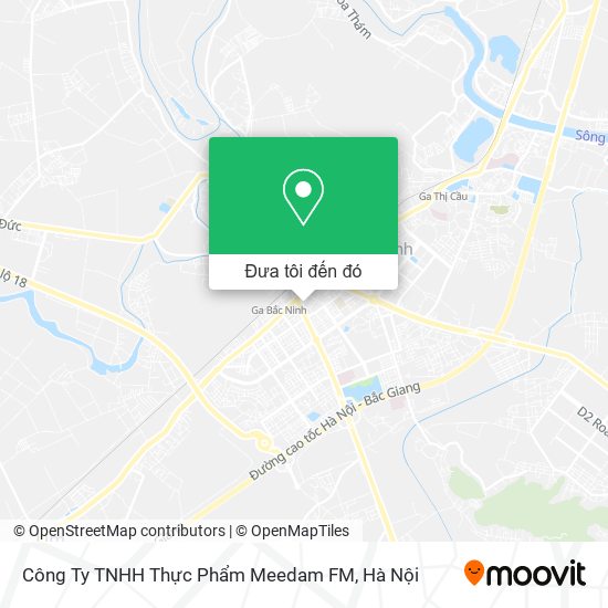 Bản đồ Công Ty TNHH Thực Phẩm Meedam FM