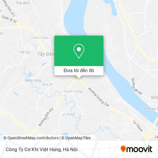 Bản đồ Công Ty Cơ Khí Việt Hùng