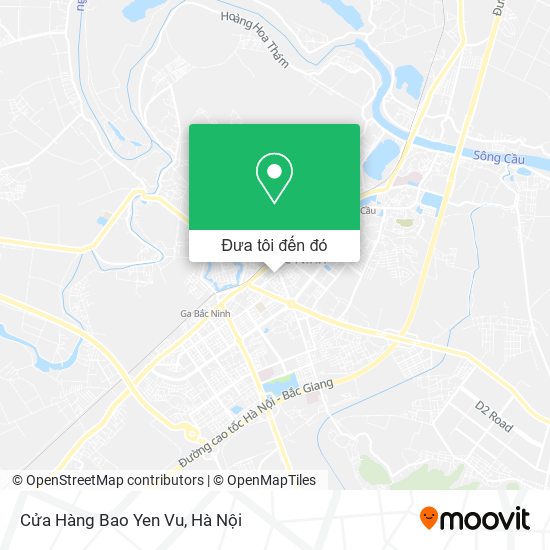 Bản đồ Cửa Hàng Bao Yen Vu