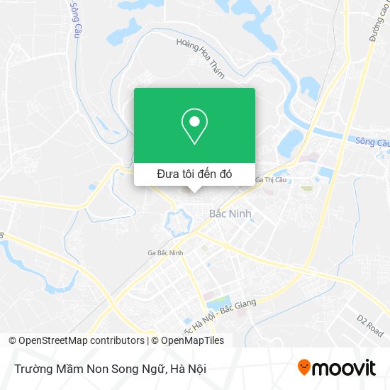 Bản đồ Trường Mầm Non Song Ngữ