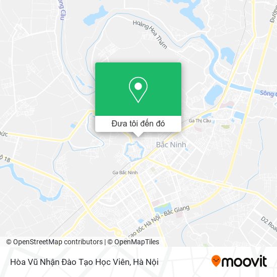 Bản đồ Hòa Vũ Nhận Đào Tạo Học Viên