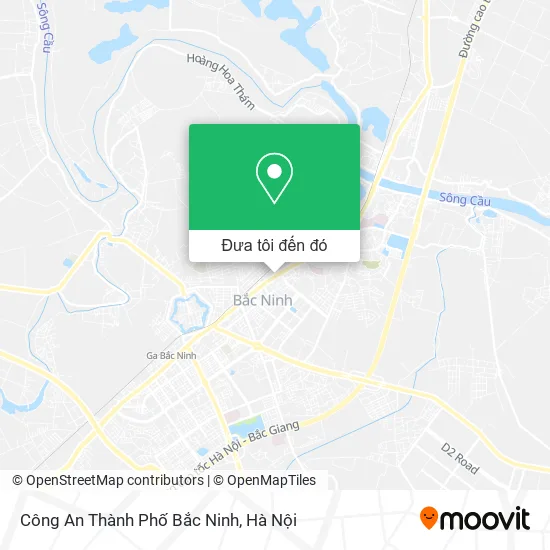 Bản đồ Công An Thành Phố Bắc Ninh