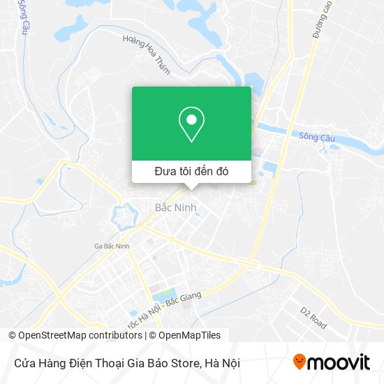 Bản đồ Cửa Hàng Điện Thoại Gia Bảo Store