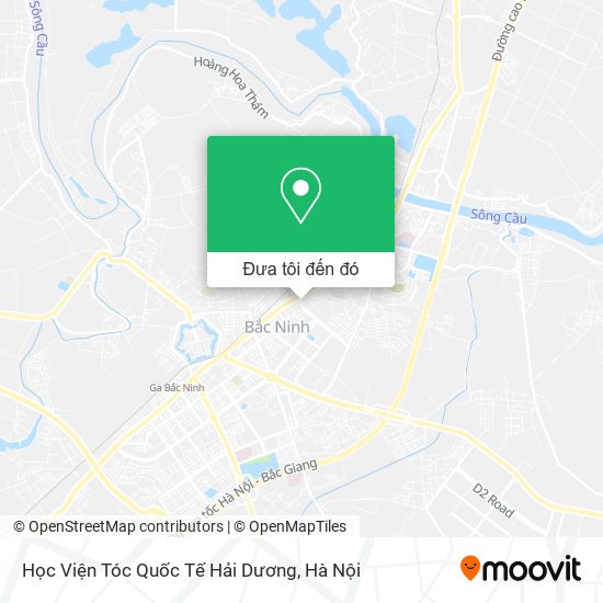 Bản đồ Học Viện Tóc Quốc Tế Hải Dương
