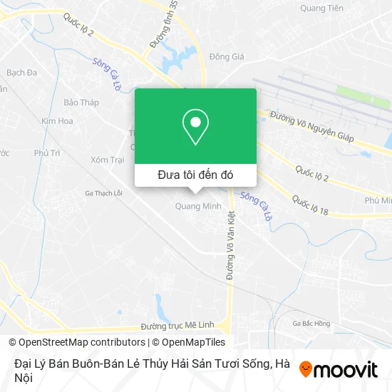 Bản đồ Đại Lý Bán Buôn-Bán Lẻ Thủy Hải Sản Tươi Sống