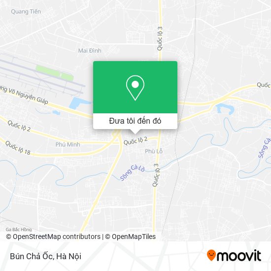 Bản đồ Bún Chả Ốc