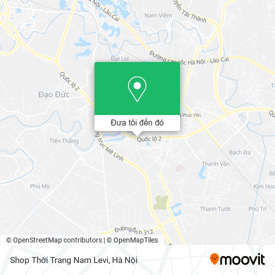 Bản đồ Shop Thời Trang Nam Levi