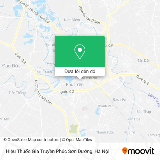 Bản đồ Hiệu Thuốc Gia Truyền Phúc Sơn Đường