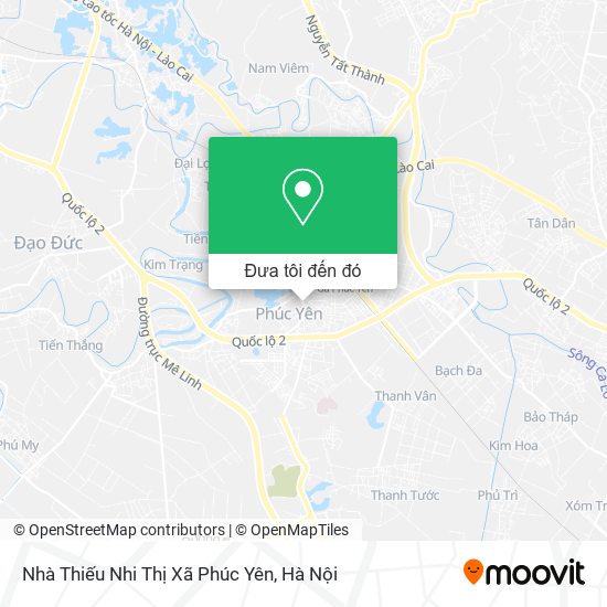 Bản đồ Nhà Thiếu Nhi Thị Xã Phúc Yên
