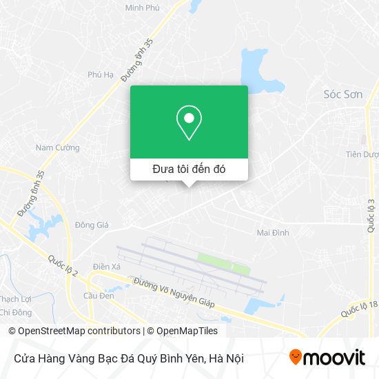 Bản đồ Cửa Hàng Vàng Bạc Đá Quý Bình Yên