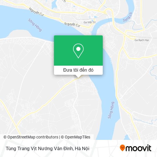 Bản đồ Tùng Trang Vịt Nướng Vân Đình