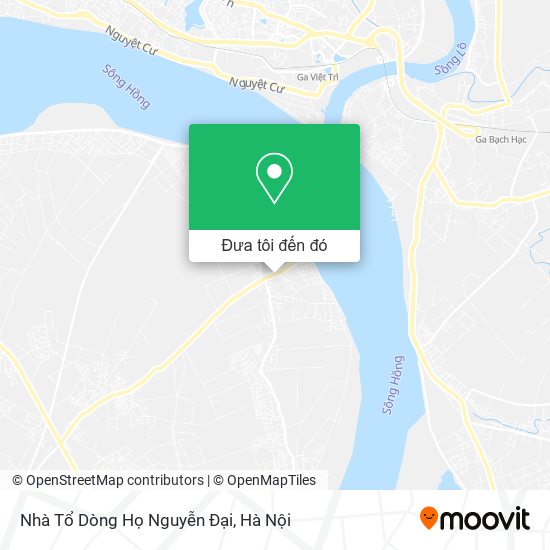 Bản đồ Nhà Tổ Dòng Họ Nguyễn Đại