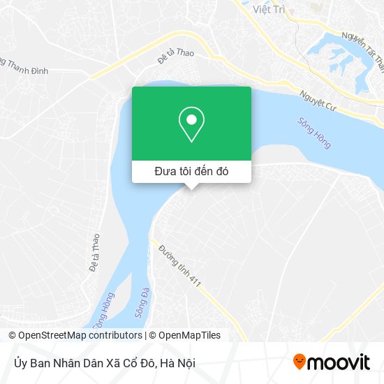 Bản đồ Ủy Ban Nhân Dân Xã Cổ Đô