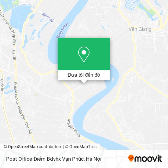 Bản đồ Post Office-Điểm Bđvhx Vạn Phúc