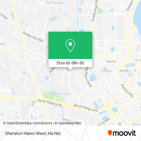 Bản đồ Sheraton Hanoi West