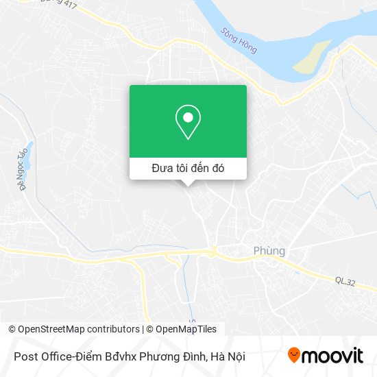 Bản đồ Post Office-Điểm Bđvhx Phương Đình