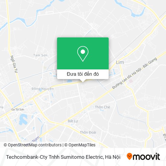 Bản đồ Techcombank-Cty Tnhh Sumitomo Electric