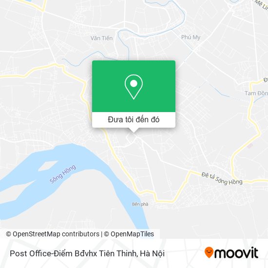 Bản đồ Post Office-Điểm Bđvhx Tiên Thinh