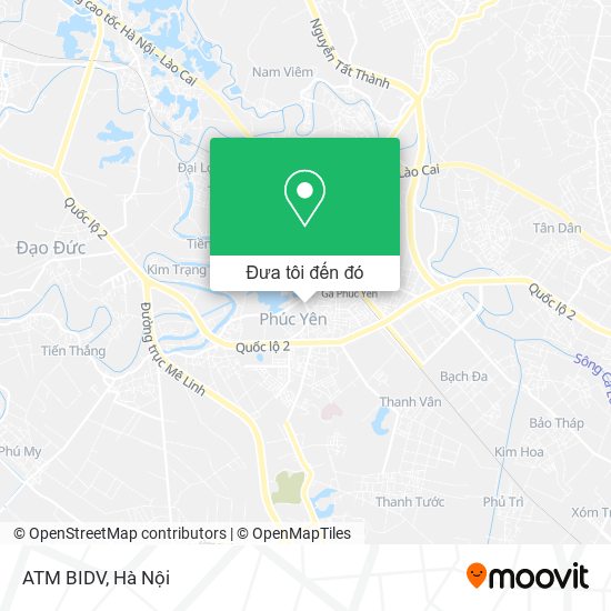 Bản đồ ATM BIDV