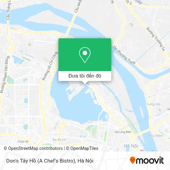Bản đồ Don's Tây Hồ (A Chef's Bistro)