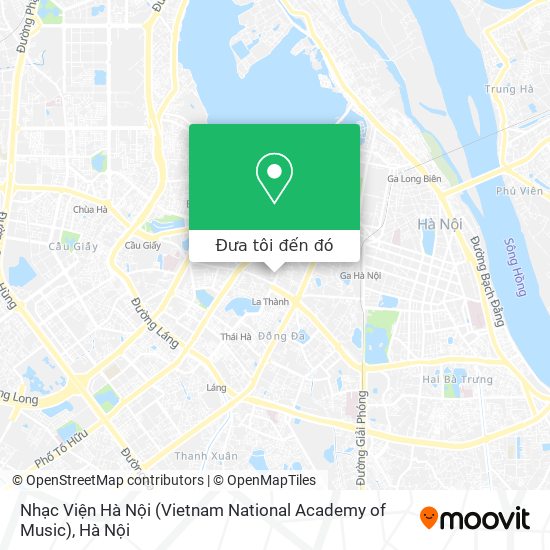 Bản đồ Nhạc Viện Hà Nội (Vietnam National Academy of Music)