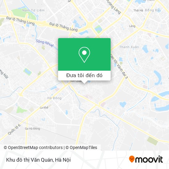 Bản đồ Khu đô thị Văn Quán