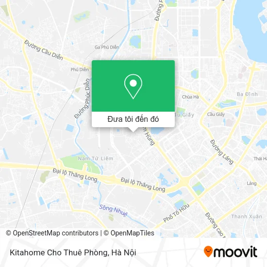 Bản đồ Kitahome Cho Thuê Phòng