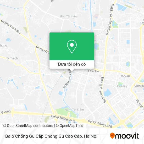 Bản đồ Balô Chống Gù Căp Chông Gu Cao Câp