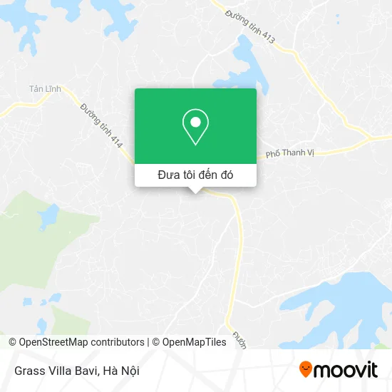 Bản đồ Grass Villa Bavi