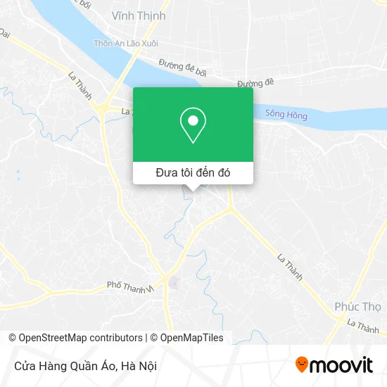 Bản đồ Cửa Hàng Quần Áo