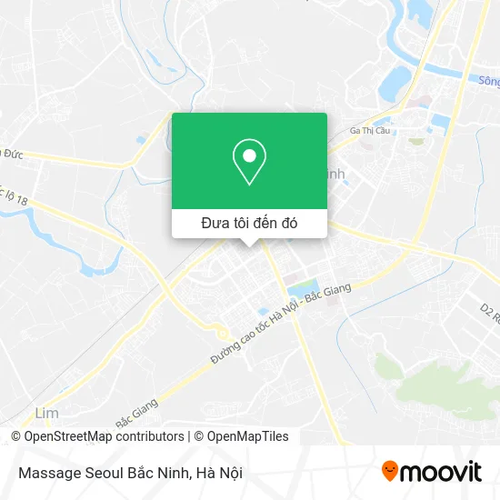 Bản đồ Massage Seoul Bắc Ninh