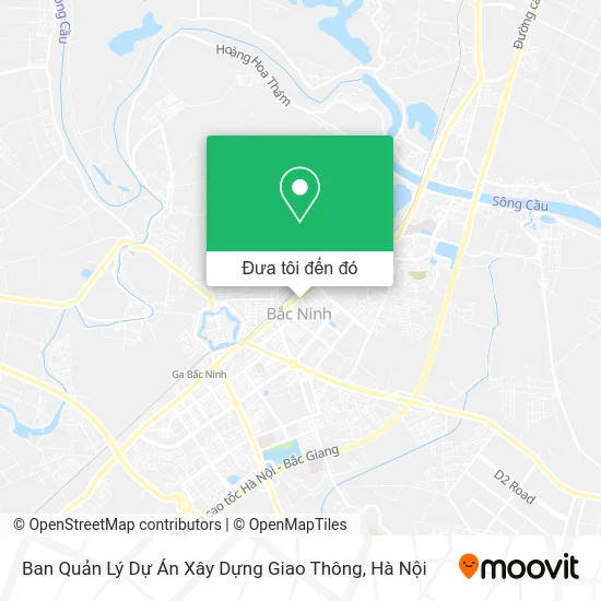 Bản đồ Ban Quản Lý Dự Án Xây Dựng Giao Thông