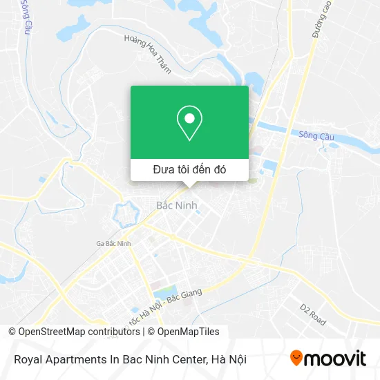 Bản đồ Royal Apartments In Bac Ninh Center
