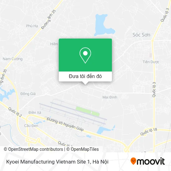 Bản đồ Kyoei Manufacturing Vietnam Site 1
