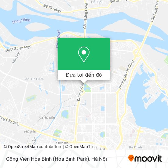 Bản đồ Công Viên Hòa Bình (Hoa Binh Park)