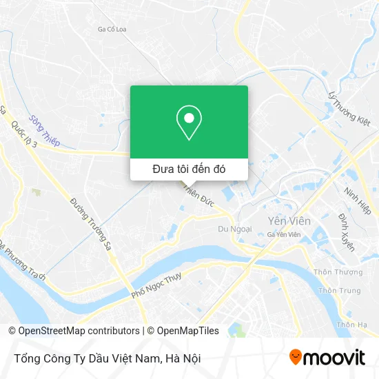 Bản đồ Tổng Công Ty Dầu Việt Nam