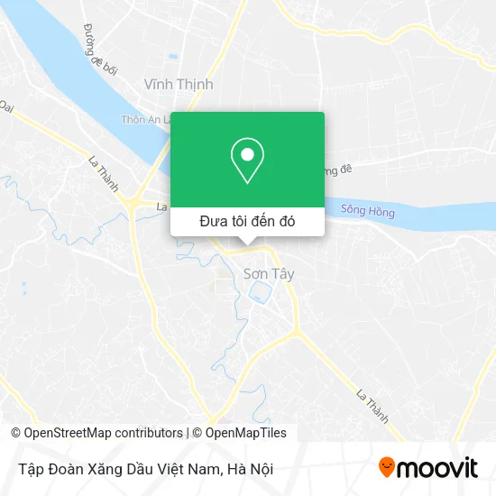 Bản đồ Tập Đoàn Xăng Dầu Việt Nam
