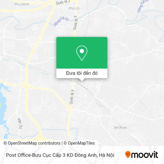 Bản đồ Post Office-Bưu Cục Cấp 3 KD Đông Anh