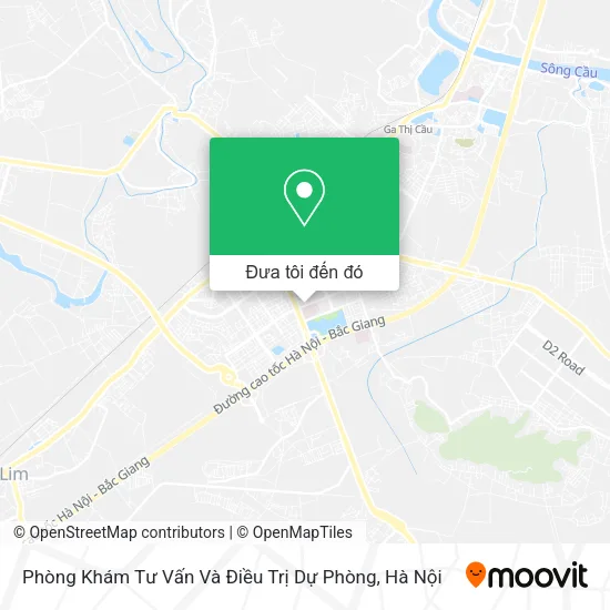 Bản đồ Phòng Khám Tư Vấn Và Điều Trị Dự Phòng