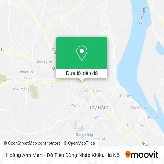 Bản đồ Hoàng Anh Mart - Đồ Tiêu Dùng Nhập Khẩu
