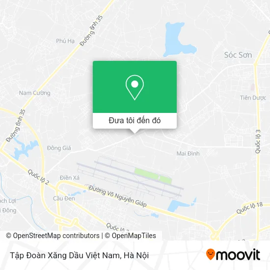 Bản đồ Tập Đoàn Xăng Dầu Việt Nam