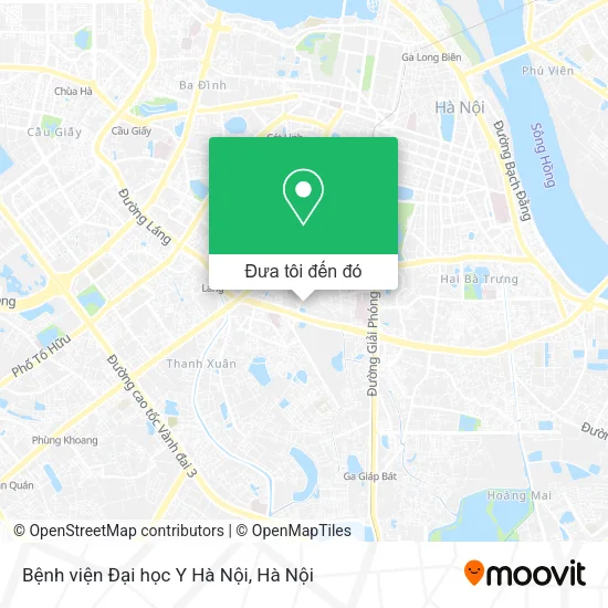 Bản đồ Bệnh viện Đại học Y Hà Nội