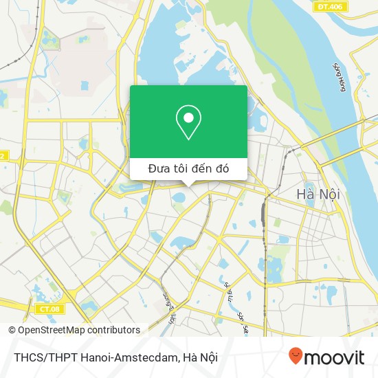 Bản đồ THCS/THPT Hanoi-Amstecdam