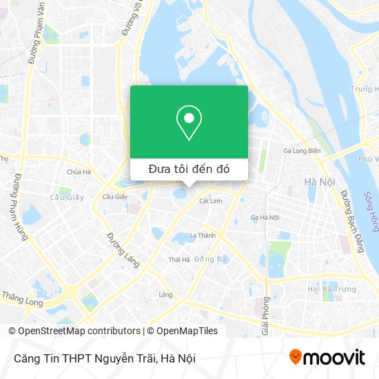 Bản đồ Căng Tin THPT Nguyễn Trãi